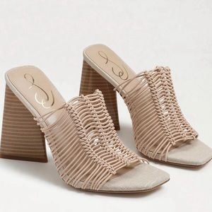 SAM EDELMAN Laurette Womens Strappy Open Toe Heels